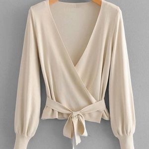Tie Wrap Sweater